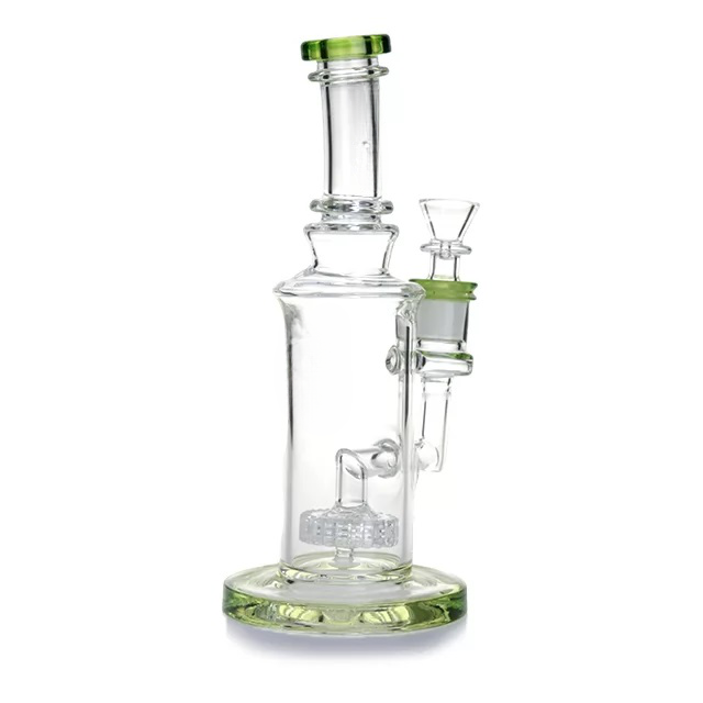 10 Inch Matrix Perc Bong w/ Bent Neck