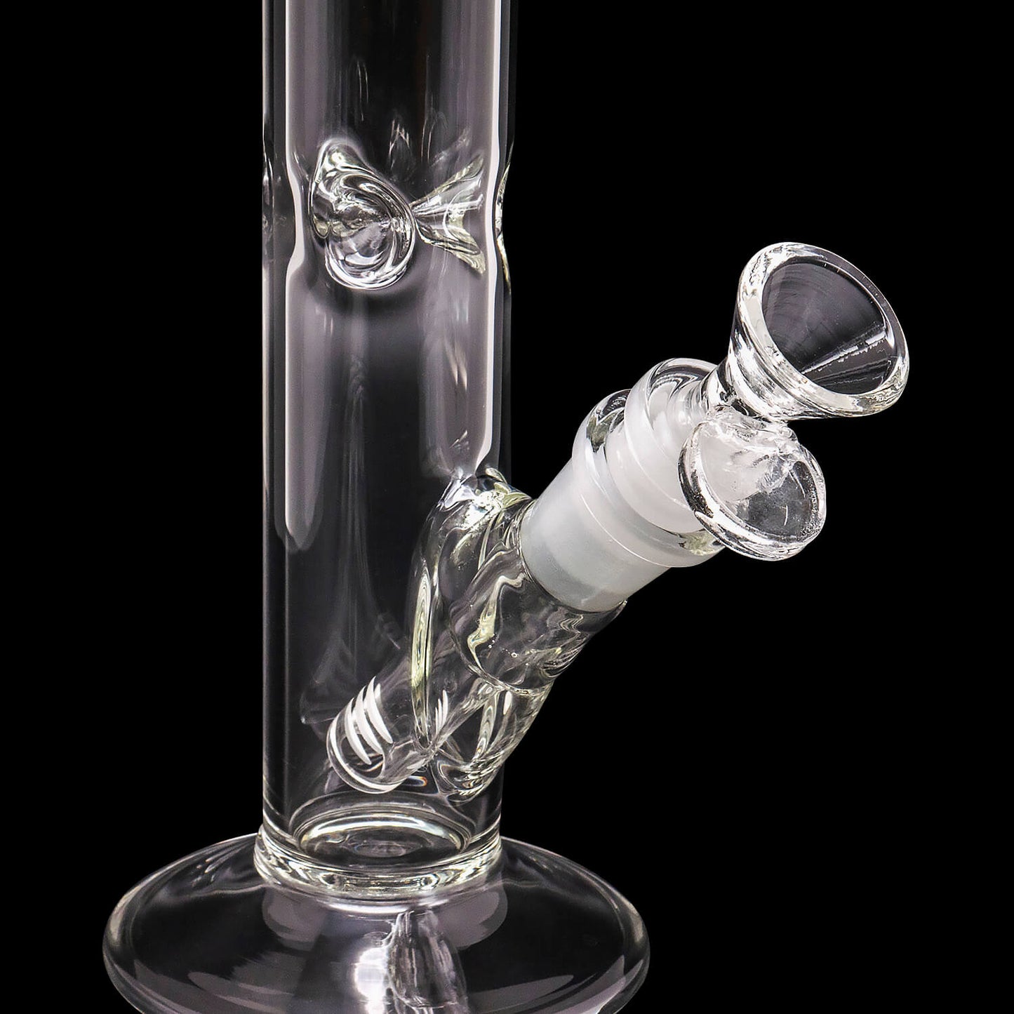 "Straight Shooter" 12 Inch Clear Straight Bong