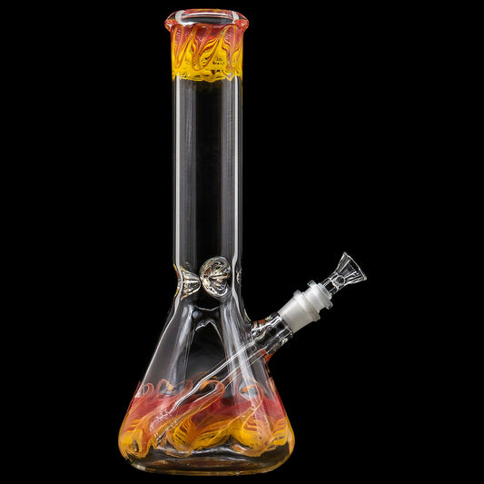 "Phoenix Rising" Color Wrapped Beaker Bong