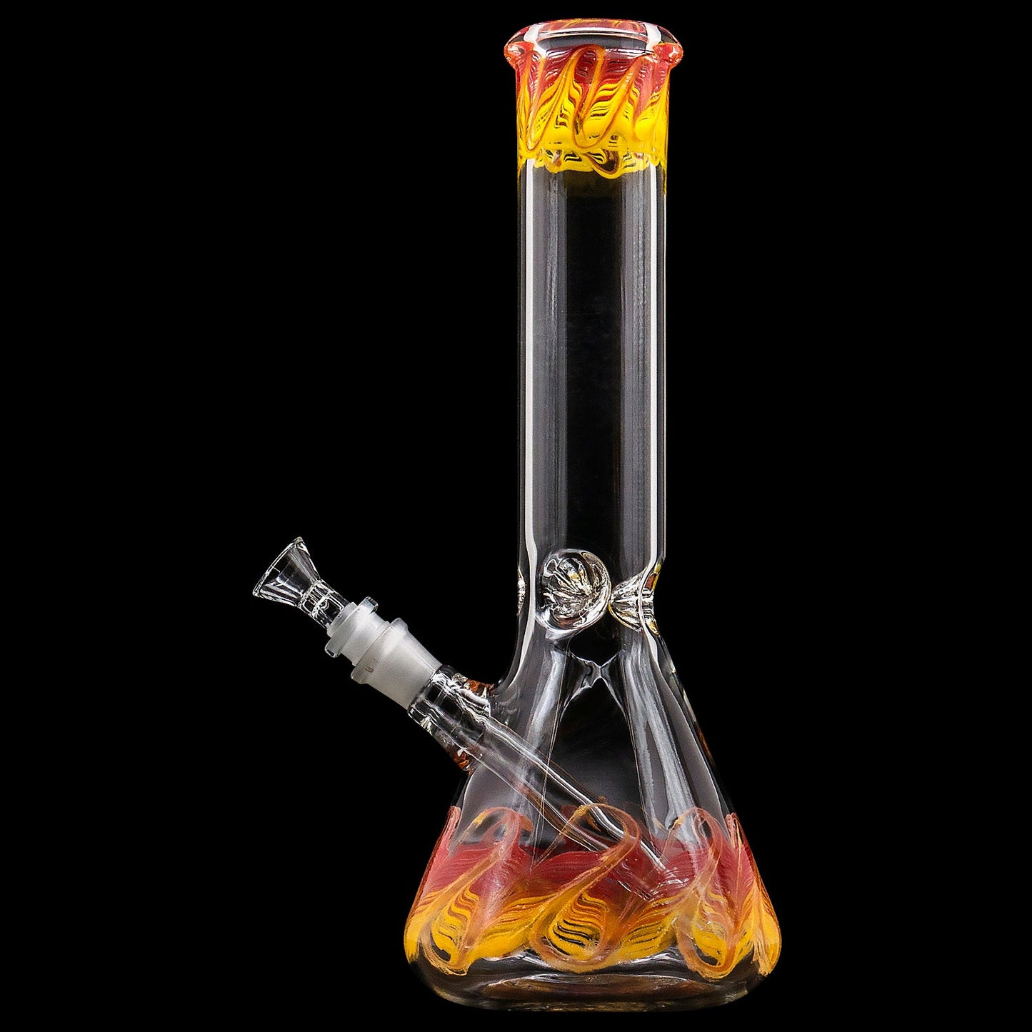 "Phoenix Rising" Color Wrapped Beaker Bong