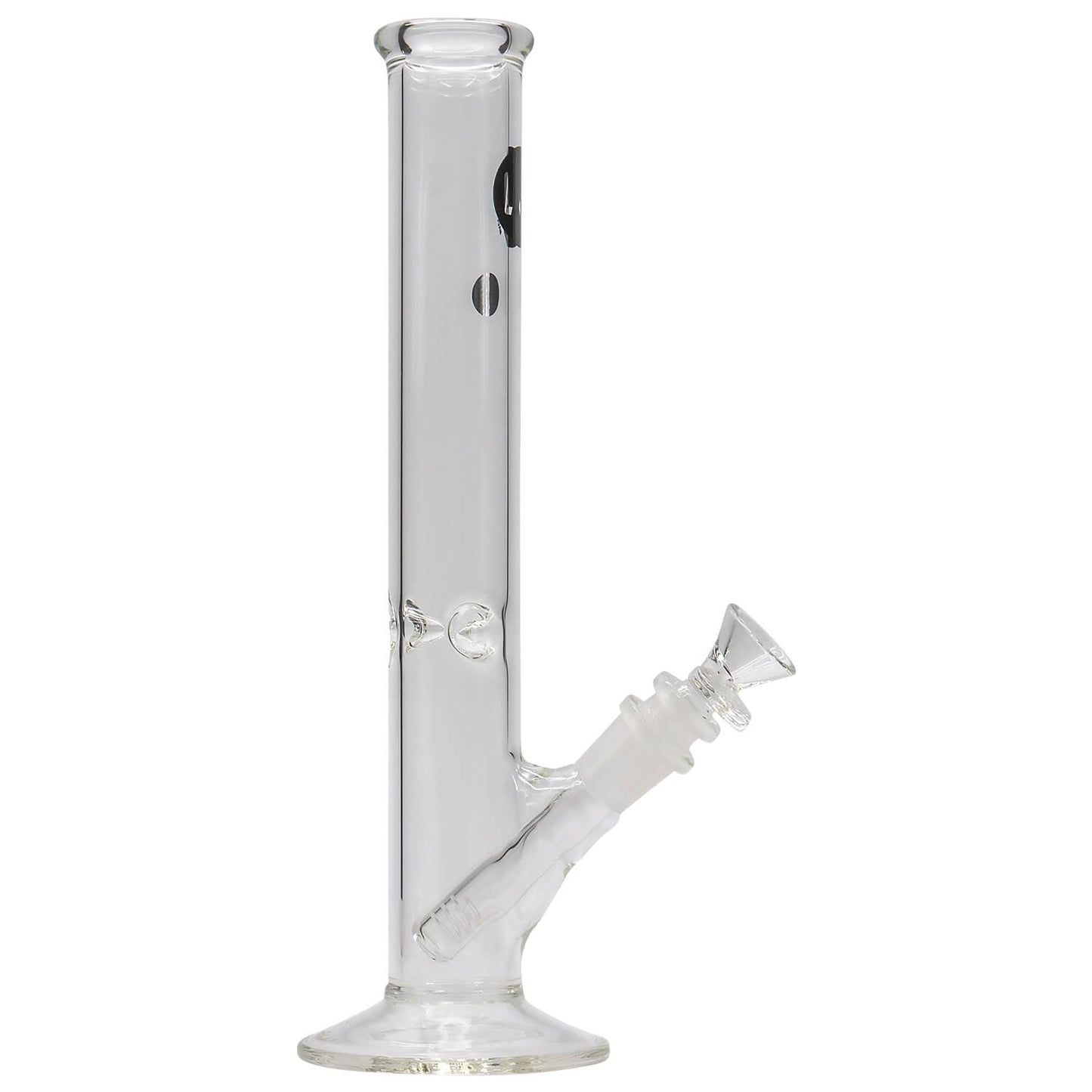 "Straight Shooter" 12 Inch Clear Straight Bong