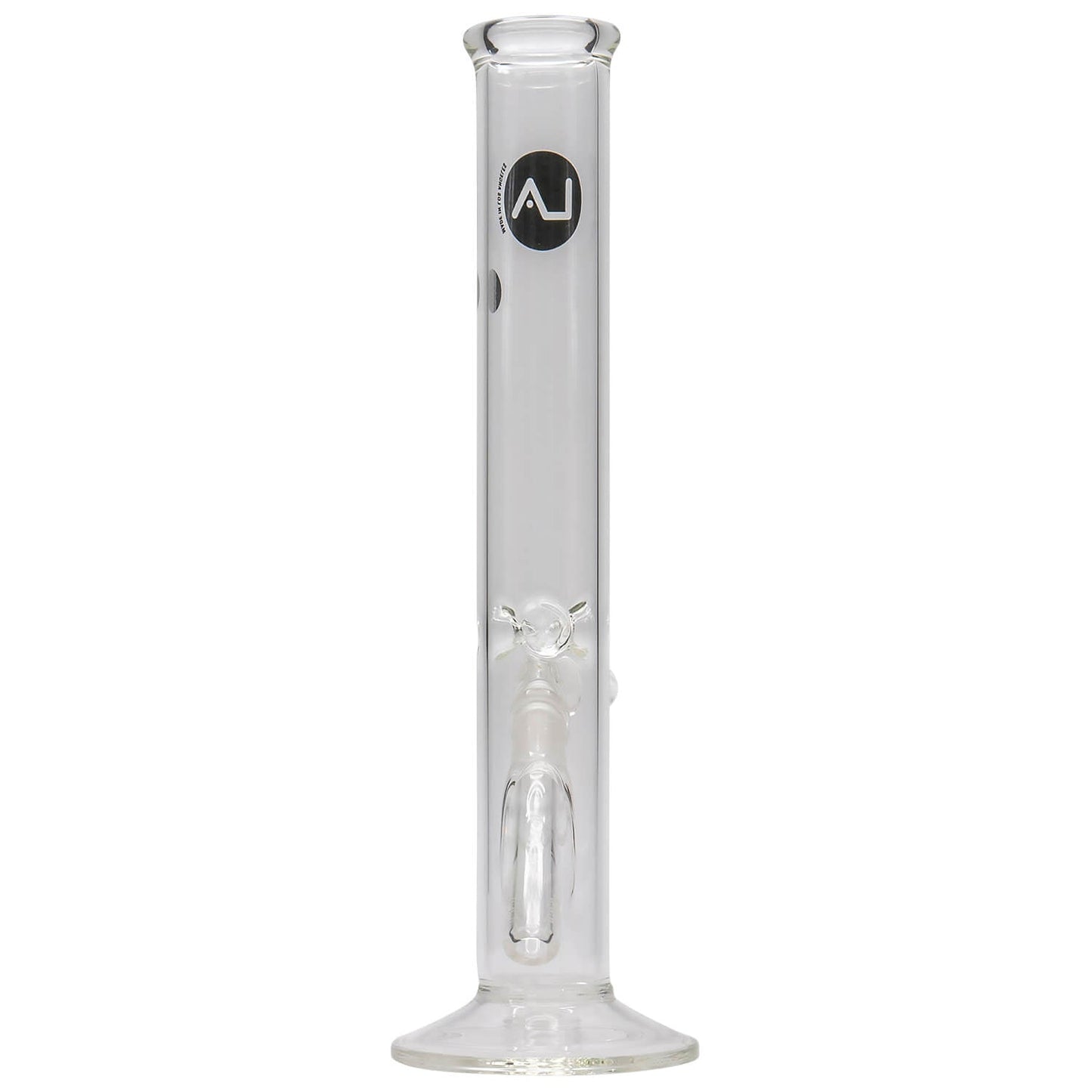 "Straight Shooter" 12 Inch Clear Straight Bong