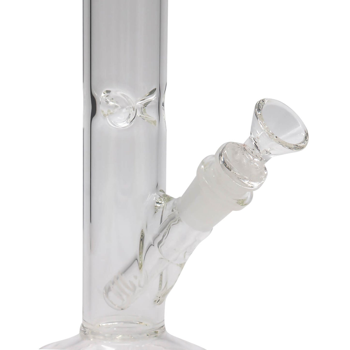 "Straight Shooter" 12 Inch Clear Straight Bong