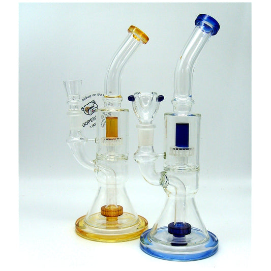 12 Inch Double Matrix Perc Glass Bong