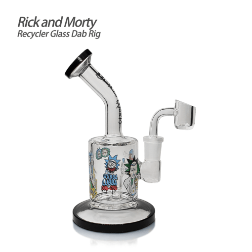 Waxmaid Rick and Morty Glass Dab Rig