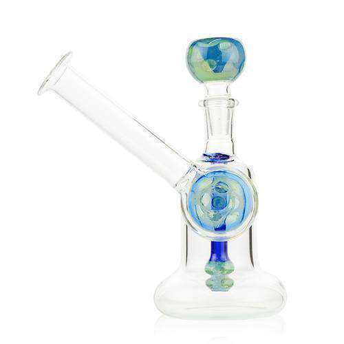 6 Inch Sea Swirl Bong With Downstem -1Stop Glass