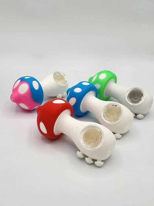 Silicon Mushroom Hand Pipes