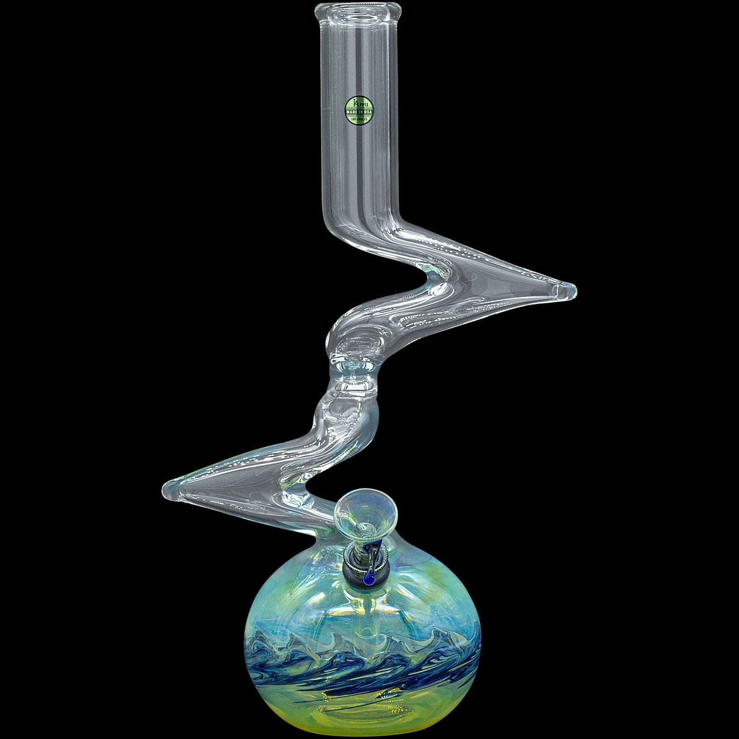 "Switchback" Bubble Base Bong