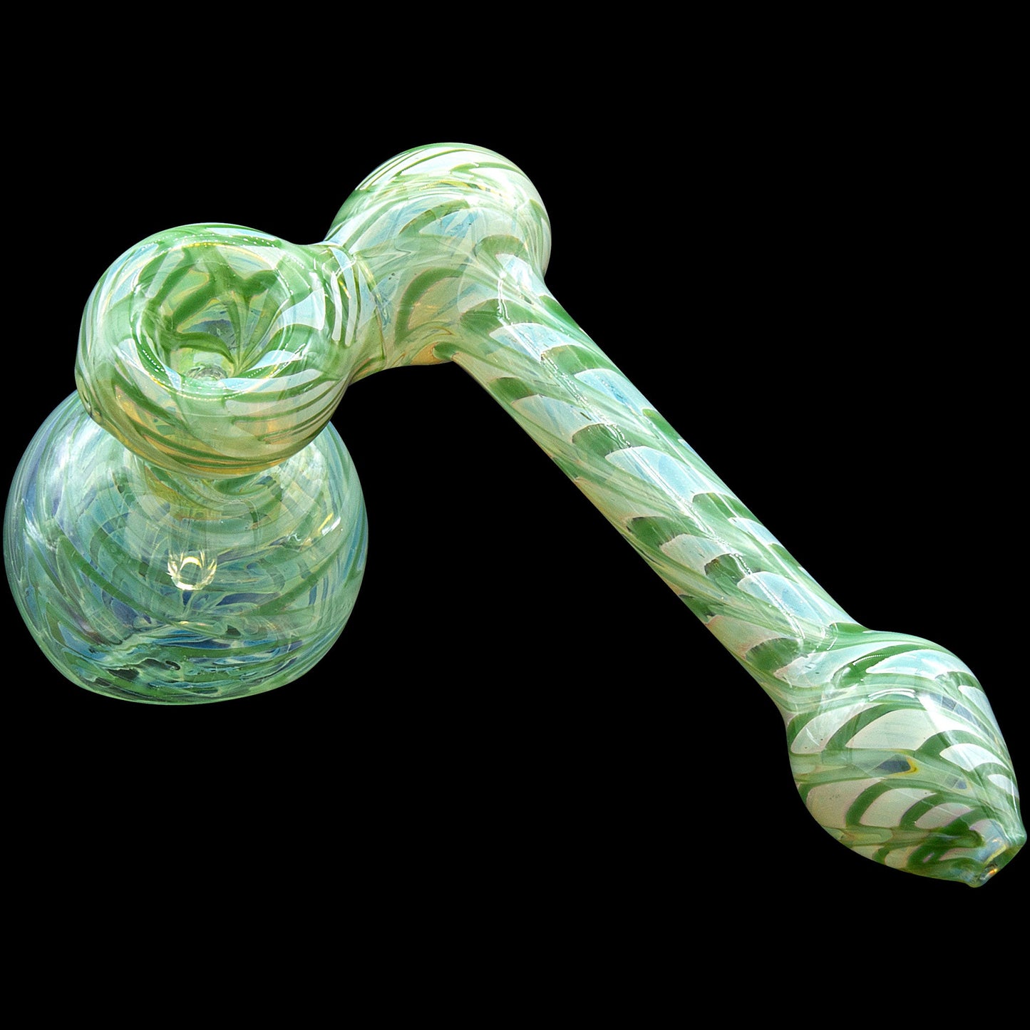 "Colored Sidecar" Fumed Sidecar Bubbler Pipe (Various Colors)