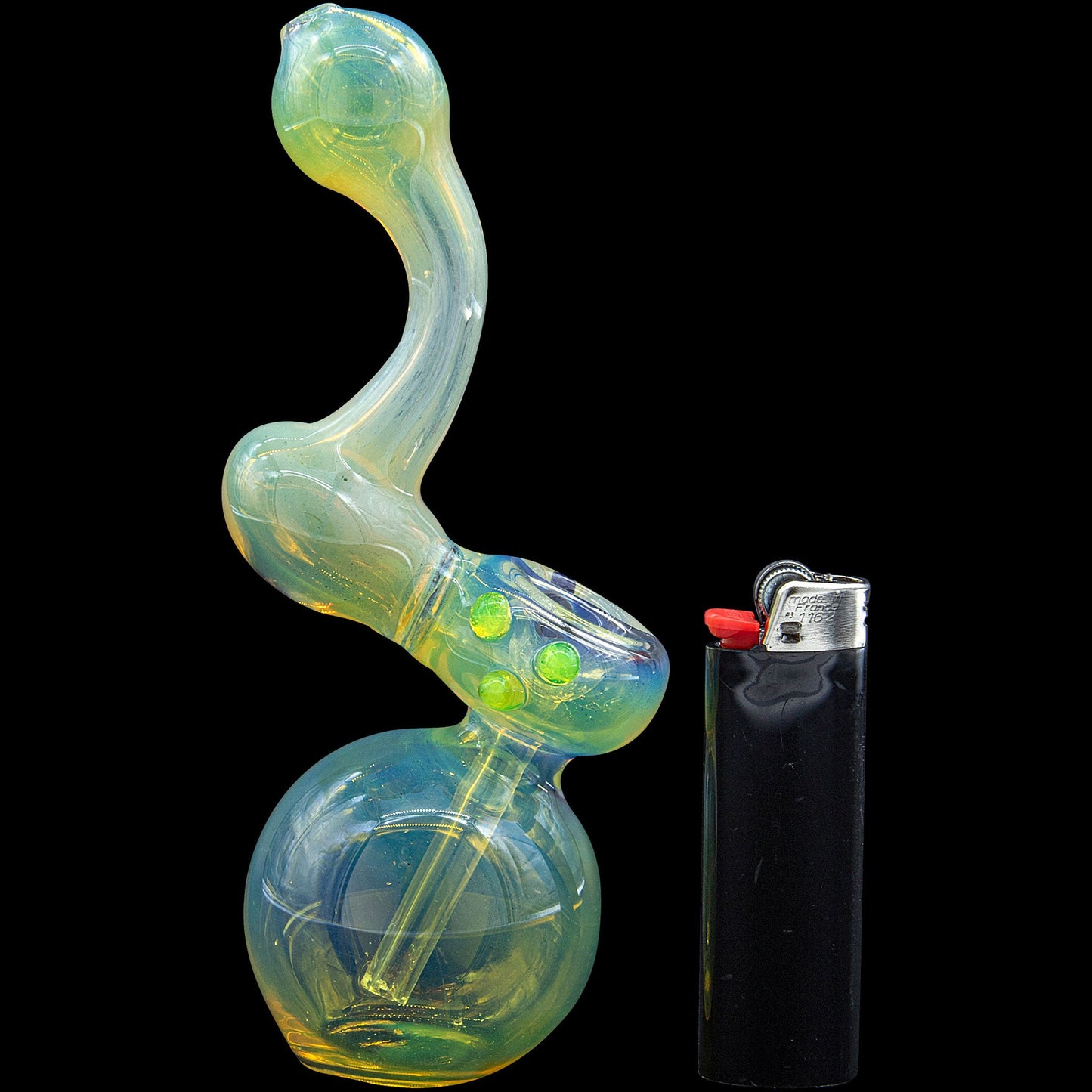 "Silver Sherlock" Fumed Sherlock Bubbler Pipe (Various Colors)