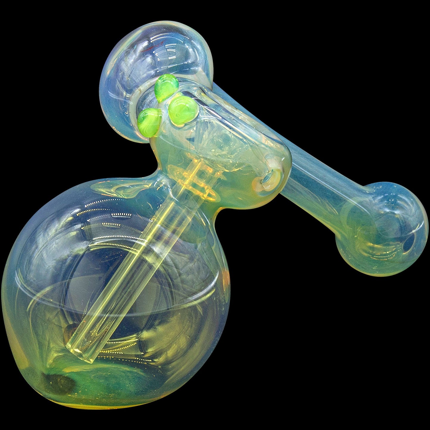 "Silver Sidecar" Fumed Hammer Sidecar Pipe (Various Colors)