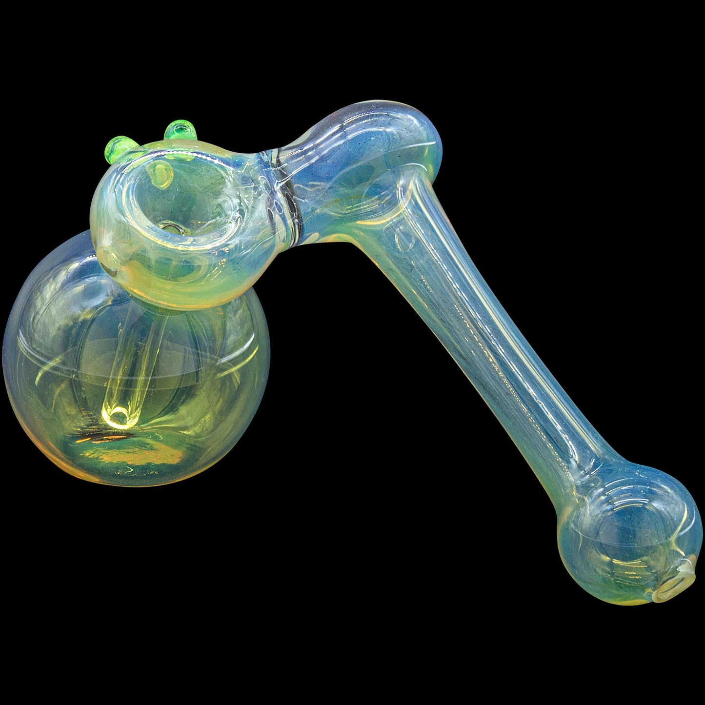 "Silver Sidecar" Fumed Hammer Sidecar Pipe (Various Colors)