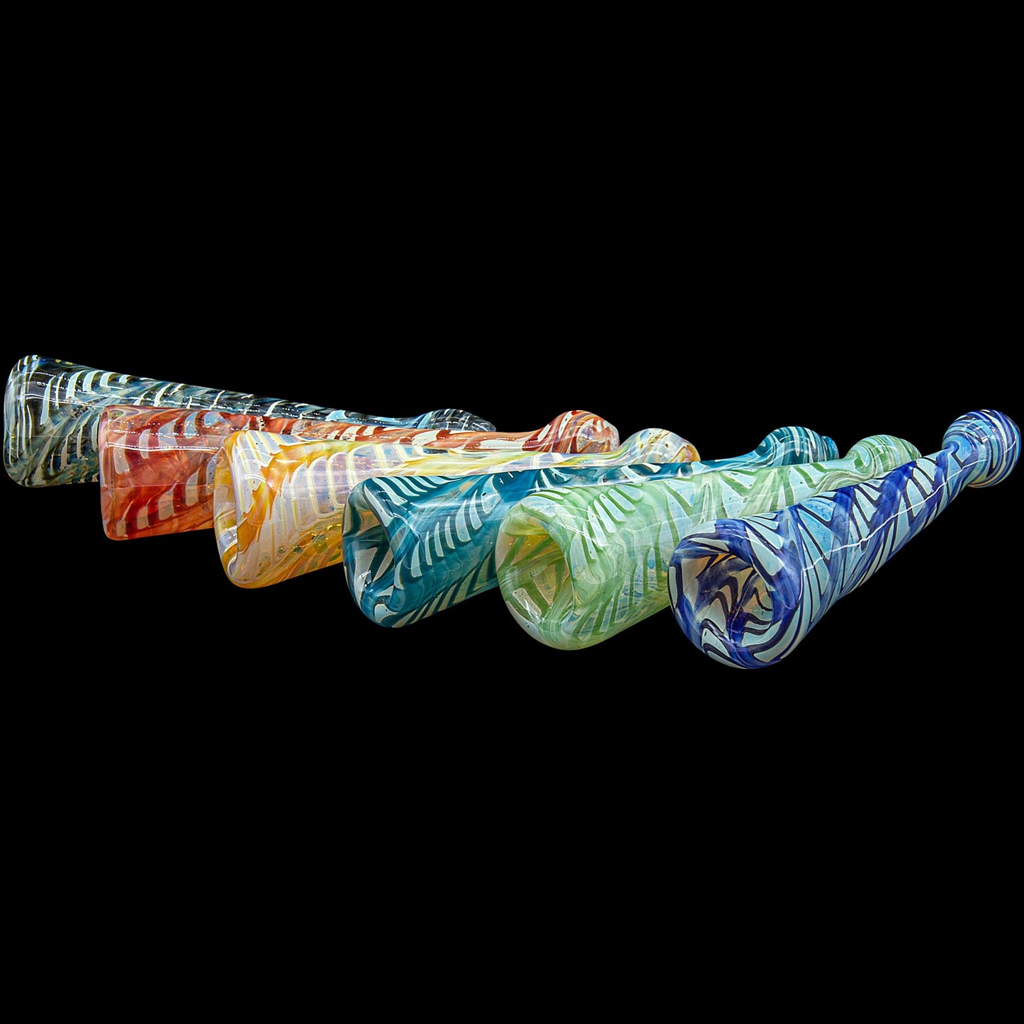 "Typhoon" Colored Chillum