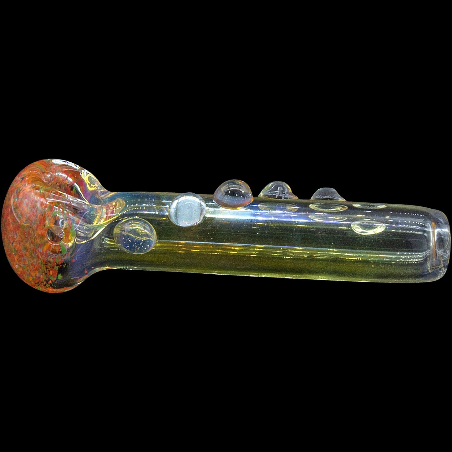 "Razorback" Silver Fumed Mini Spoon (Various Colors)