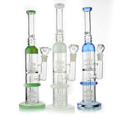 14" SUPER Bong - Four Showerhead Percs, Ice Pinch & More