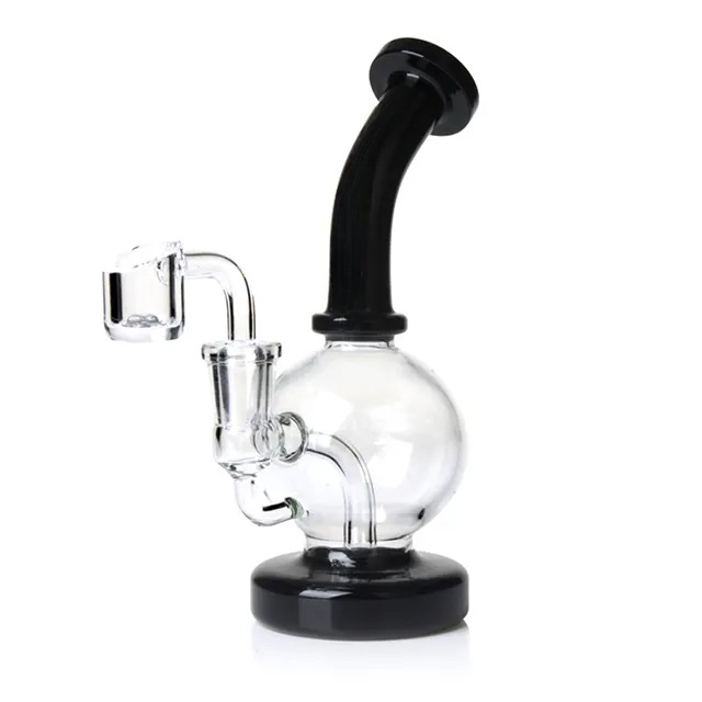 Round Globe Dab Rig w/ Inset Perc