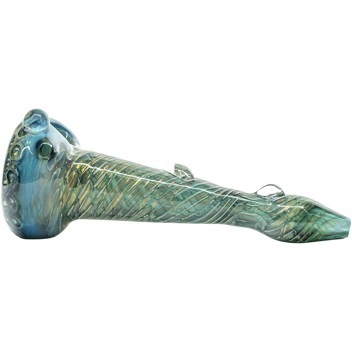 The "Abyss" Oil-Drop Honeycomb Head Glass Spoon Pipes