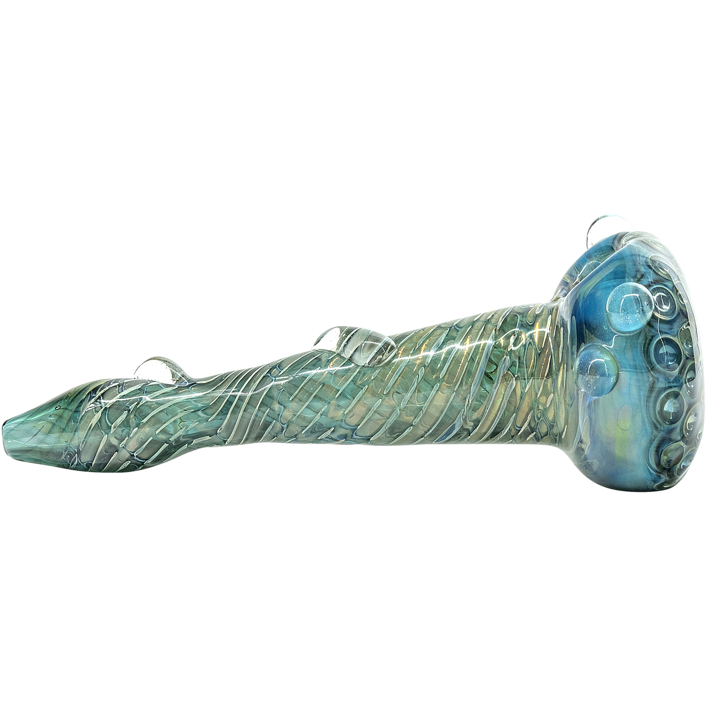 The "Abyss" Oil-Drop Honeycomb Head Glass Spoon Pipes