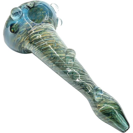 The "Abyss" Oil-Drop Honeycomb Head Glass Spoon Pipes