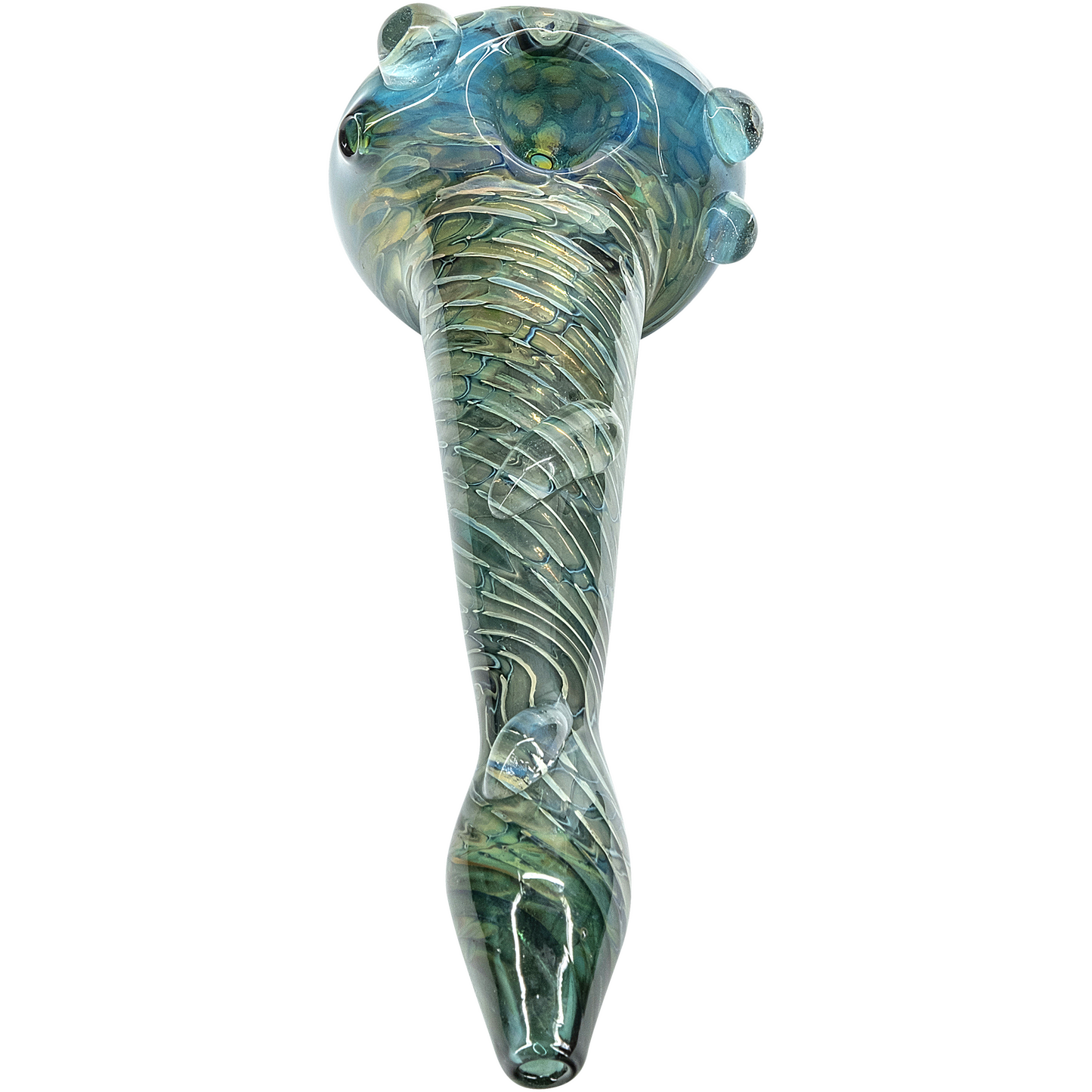 The "Abyss" Oil-Drop Honeycomb Head Glass Spoon Pipes