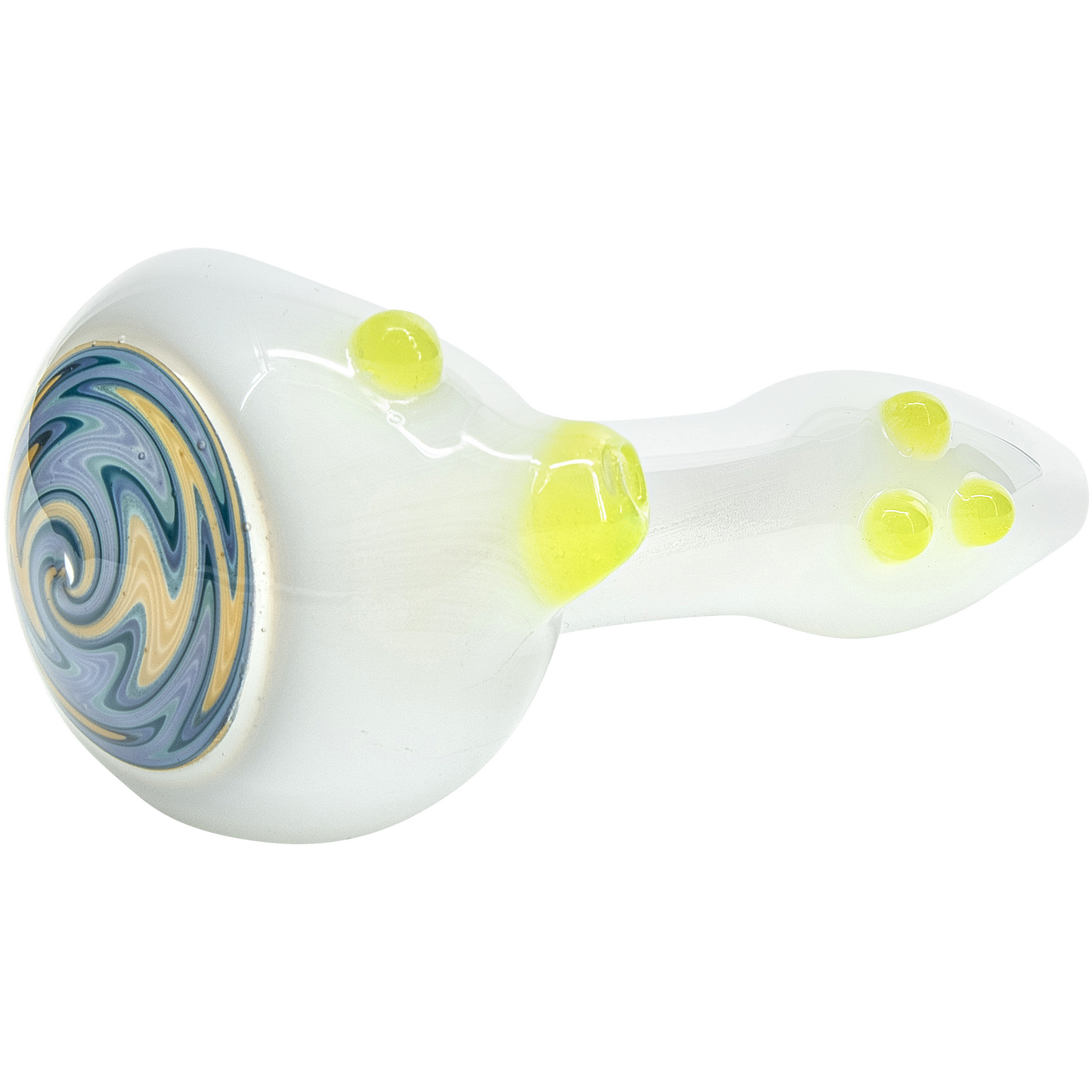 The "Wormhole" Wig-Wag Reversal Ivory Spoon Pipe