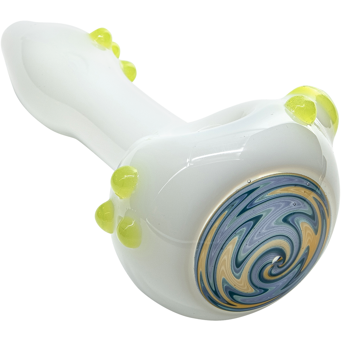 The "Wormhole" Wig-Wag Reversal Ivory Spoon Pipe