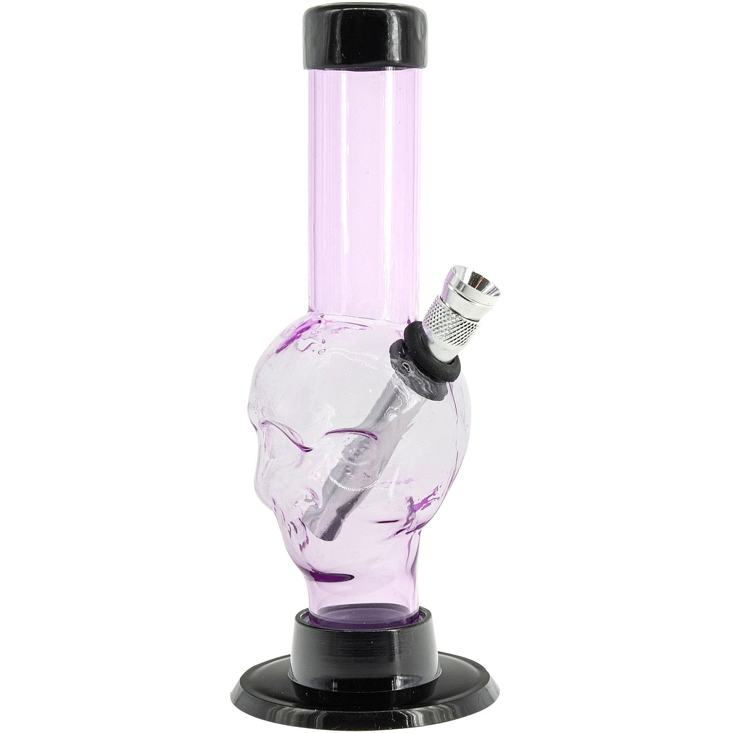 JM Enterprises Mini Alien Head Acrylic Bong - 6" Tall - Multiple Colors