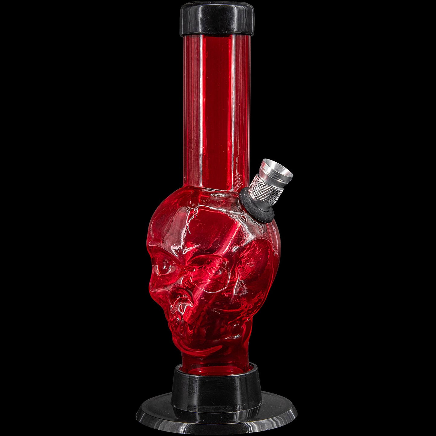 JM Enterprises Mini Alien Head Acrylic Bong - 6" Tall - Multiple Colors