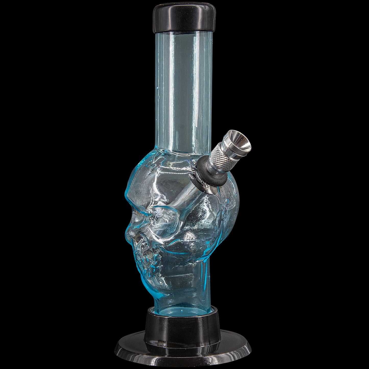 JM Enterprises Mini Alien Head Acrylic Bong - 6" Tall - Multiple Colors