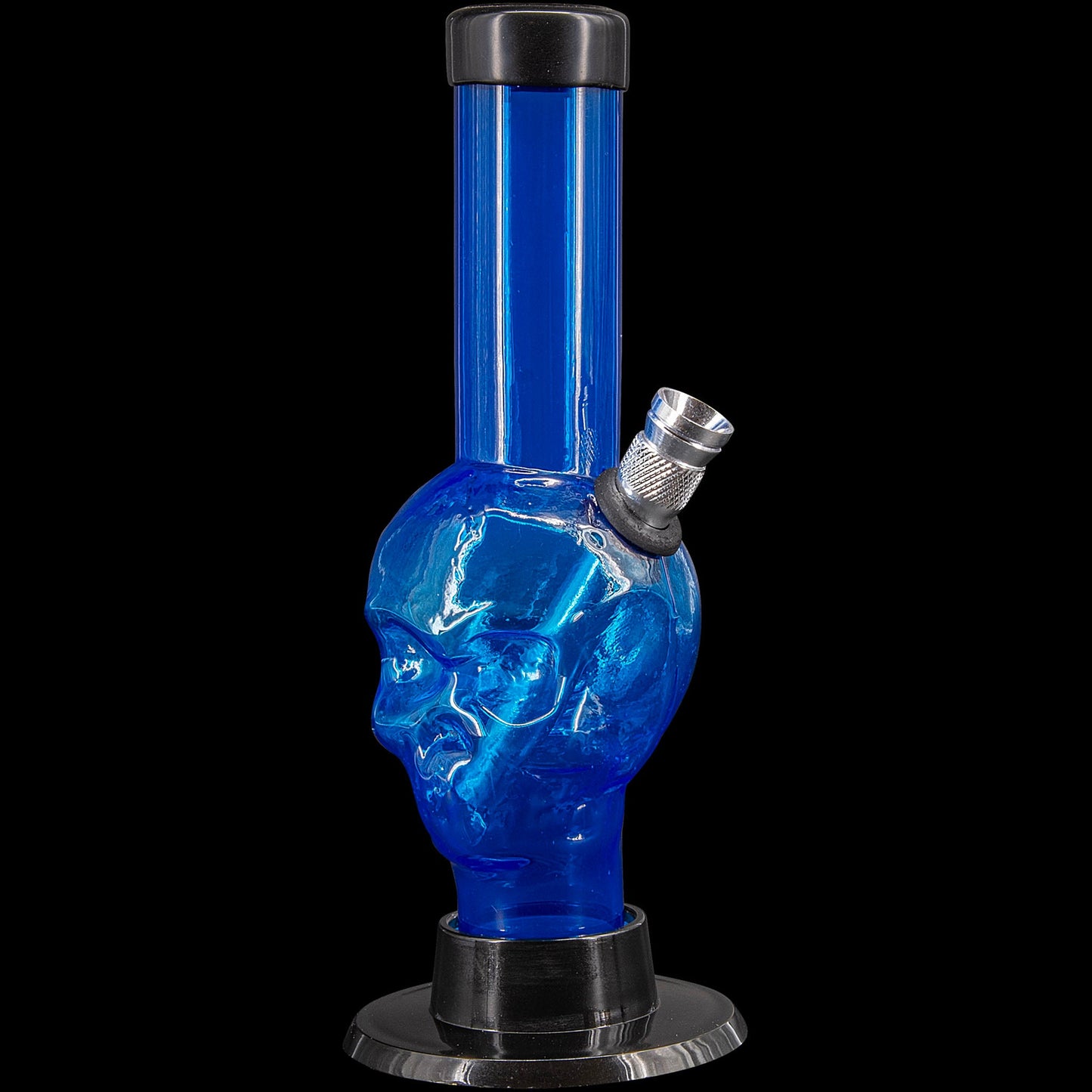 JM Enterprises Mini Alien Head Acrylic Bong - 6" Tall - Multiple Colors