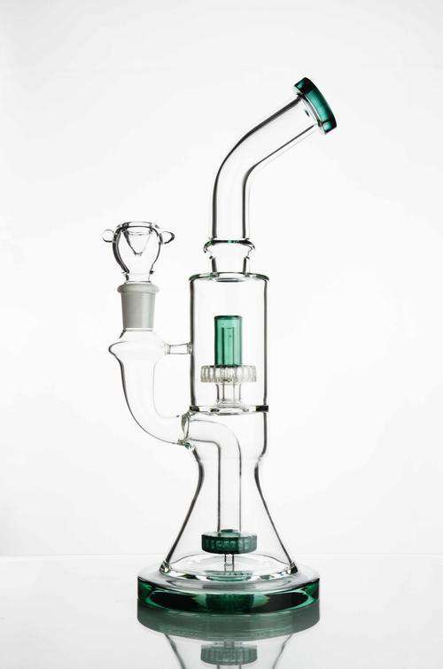 12 Inch Double Matrix Perc Glass Bong