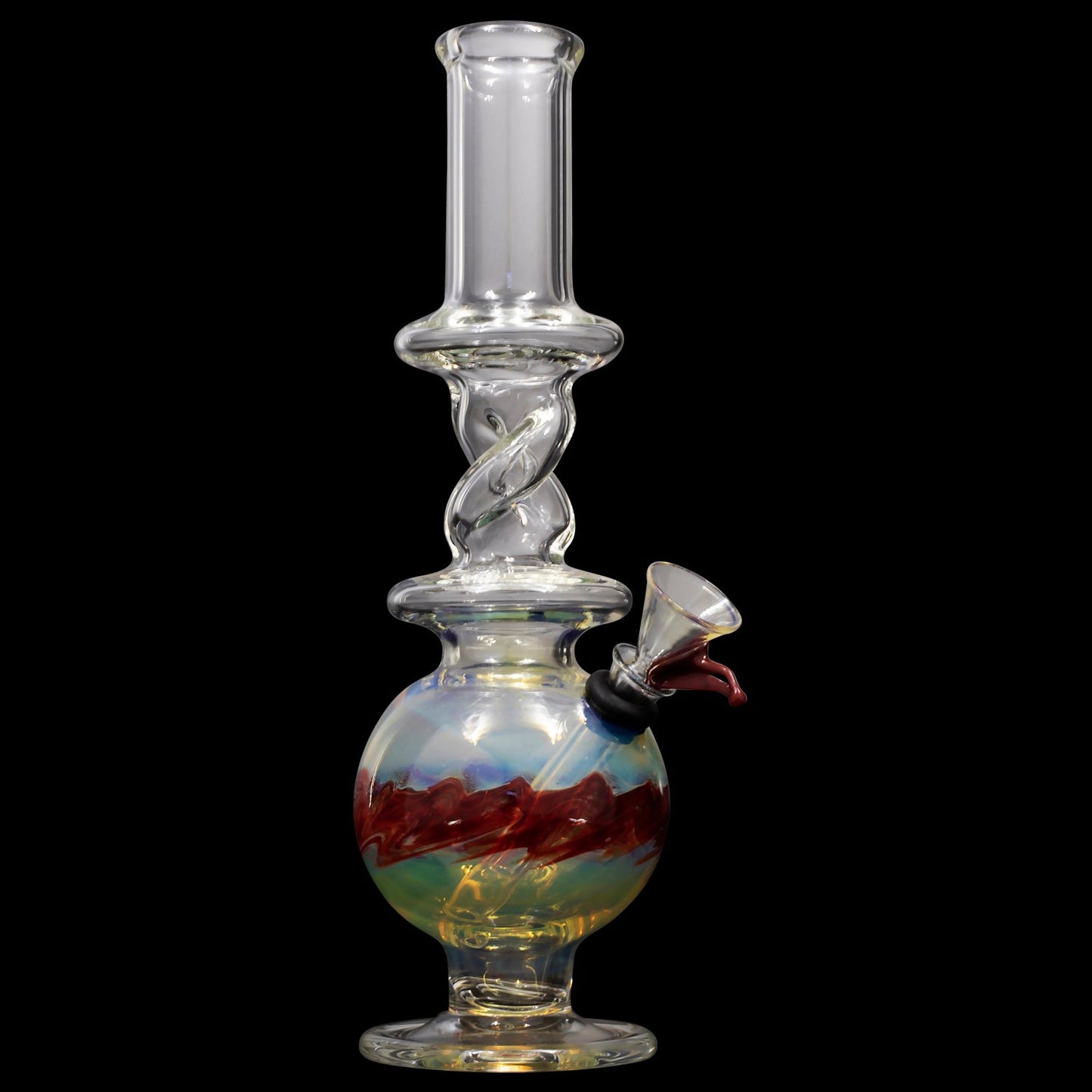 "Typhoon Twister" Glass Bong