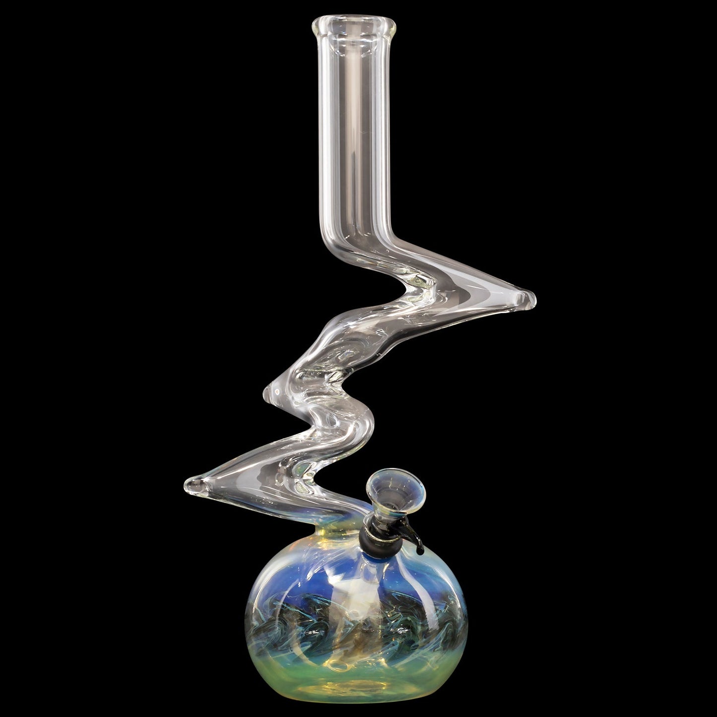 "Switchback" Bubble Base Bong