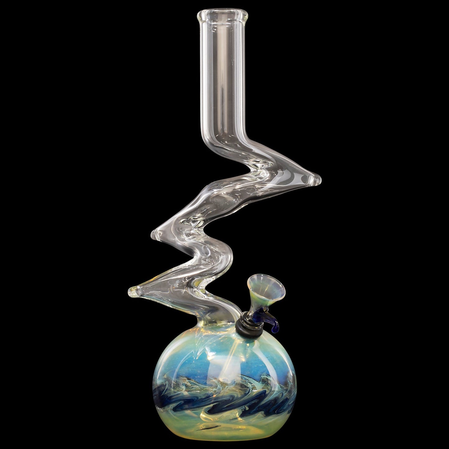 "Switchback" Bubble Base Bong