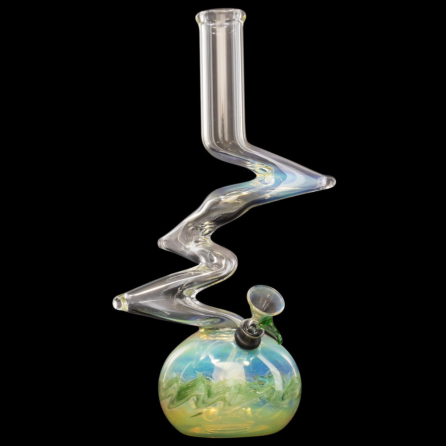 "Switchback" Bubble Base Bong