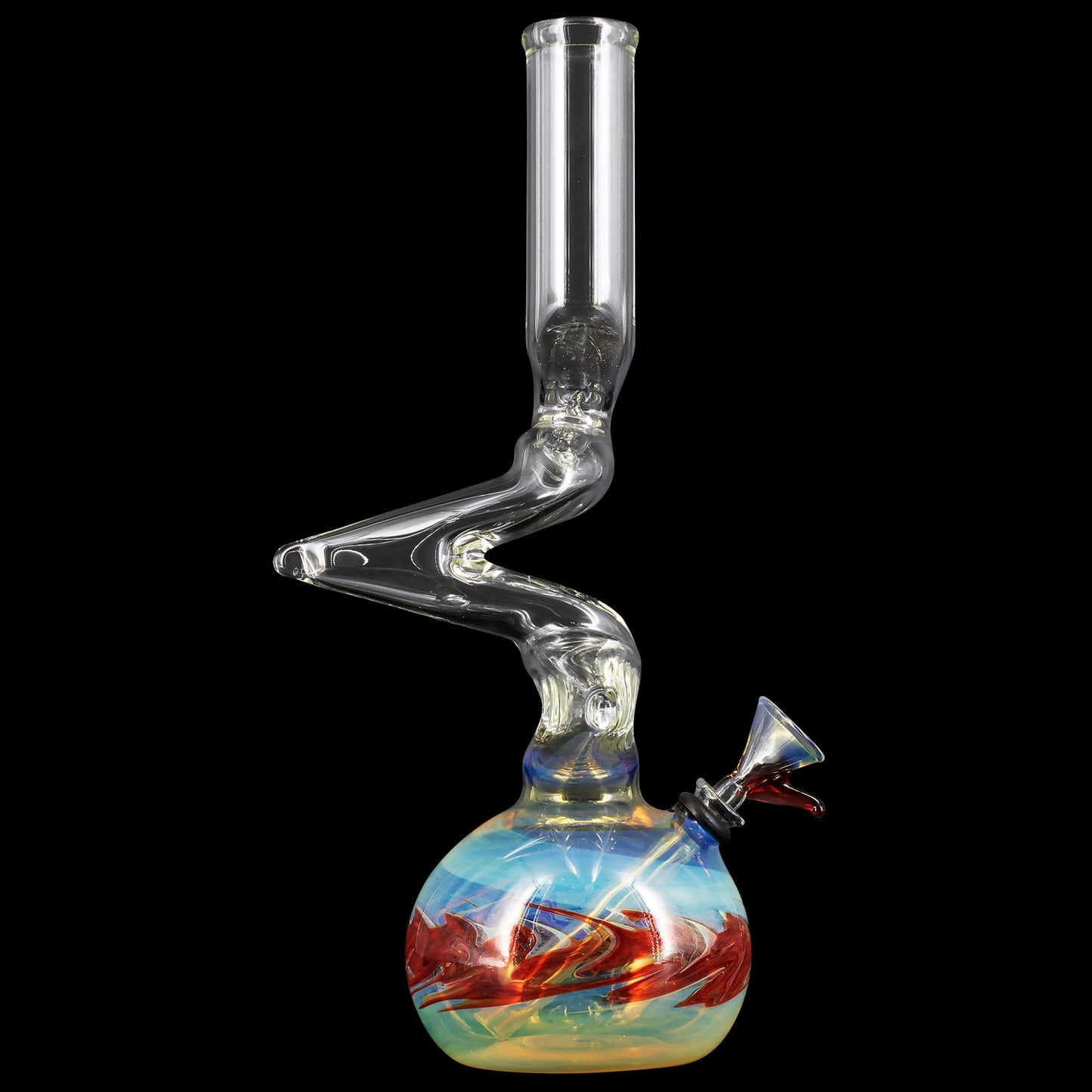 "Switchback" Bubble Base Bong