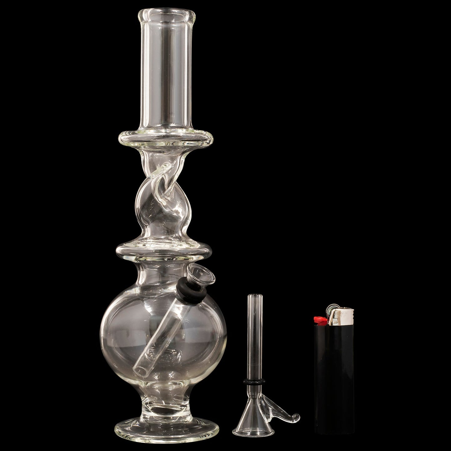 "Typhoon Twister" Glass Bong