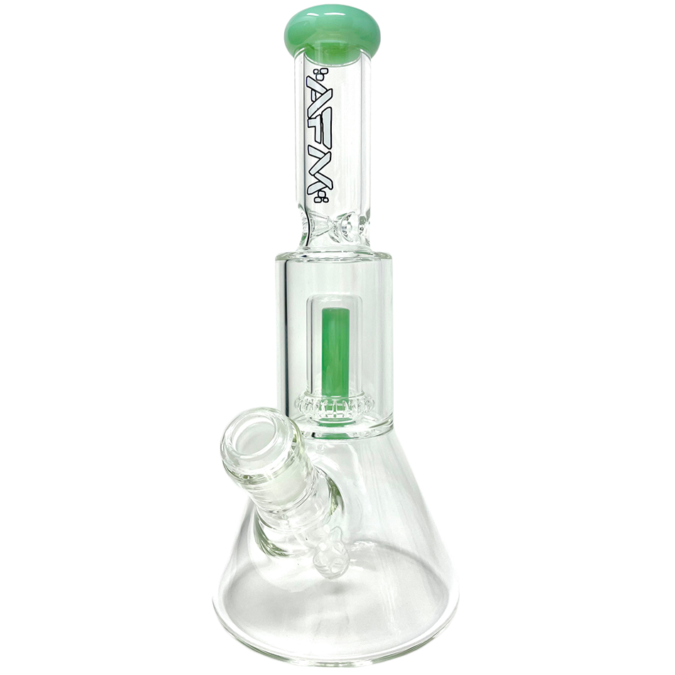 12" AFM Glass UFO Chamber Glass Mini Beaker Bong