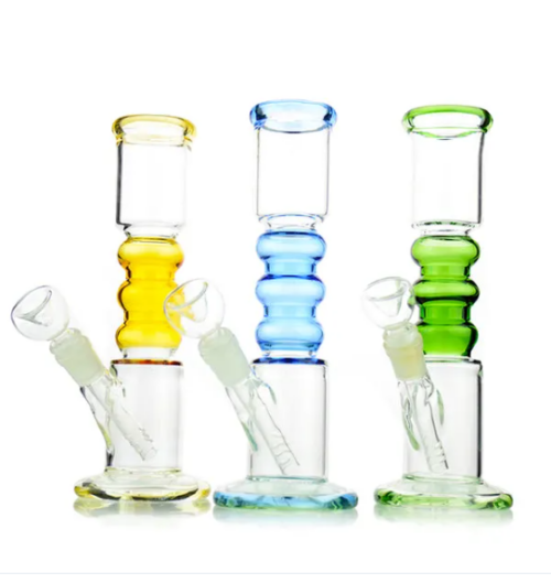 10 Inch Straight Tube Bong - Gorgeous Colors & Style