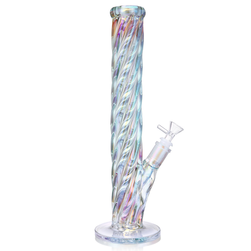 16 Inch Straight Shooter W/ Iridescent Glass - GORGEOUS!