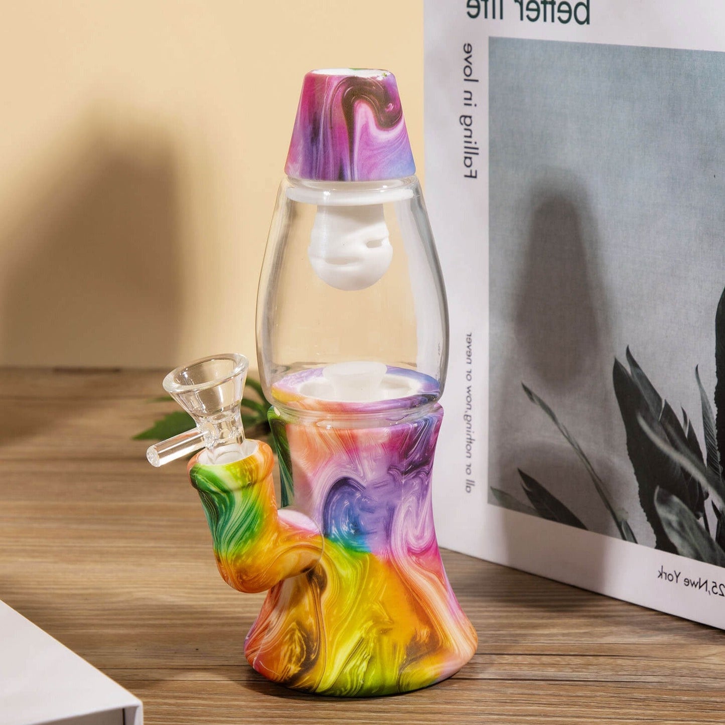 Lava Lamp Silicone Water Bong