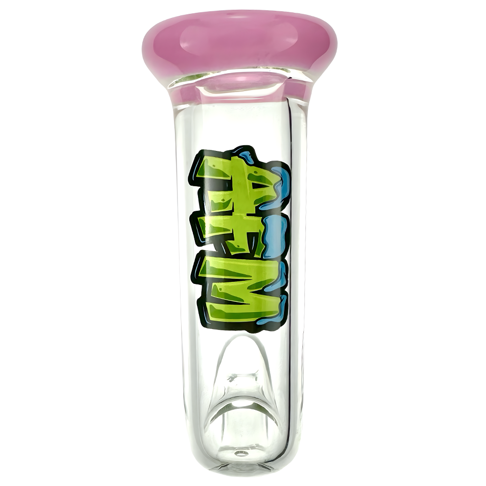 12" AFM Hunchback Colored Lip Glass Beaker Bong