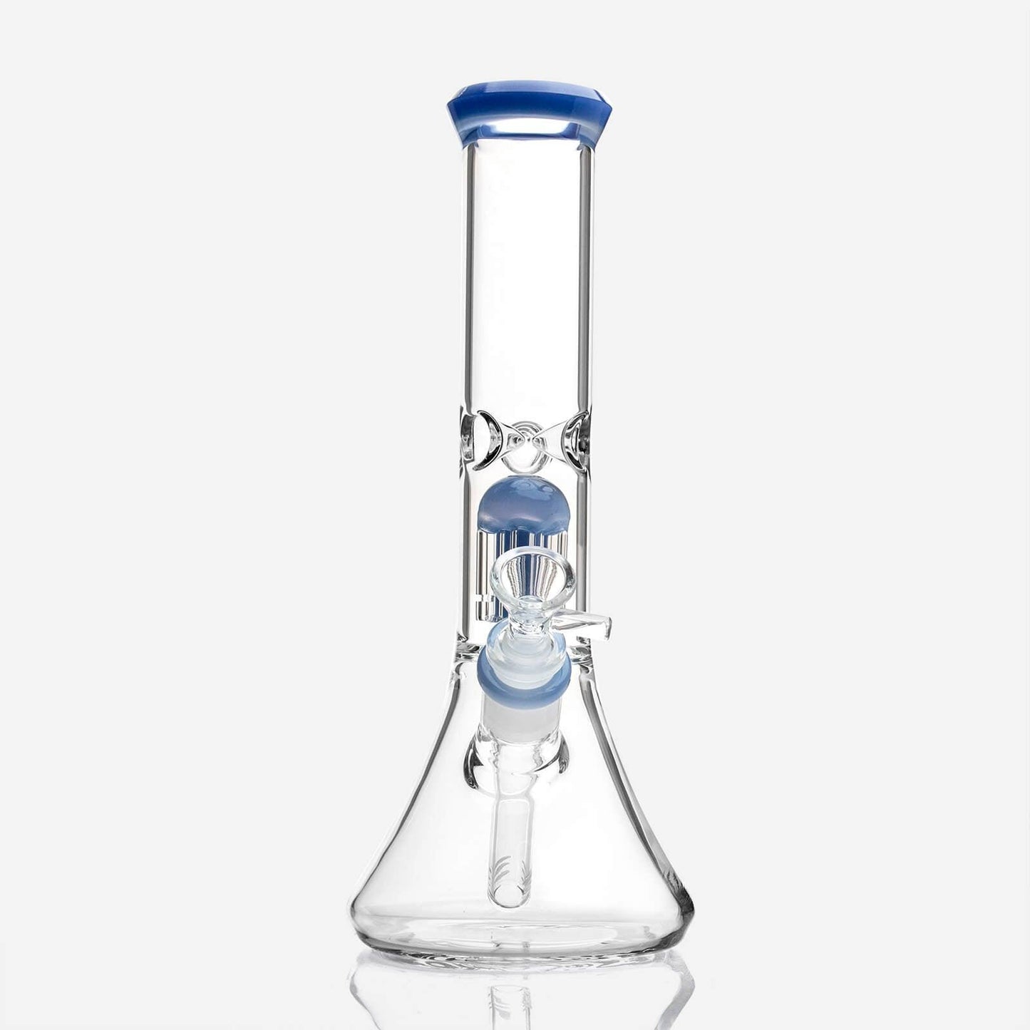 11-inch Glass Beaker Bong with Tree Perc