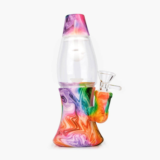 Lava Lamp Silicone Water Bong