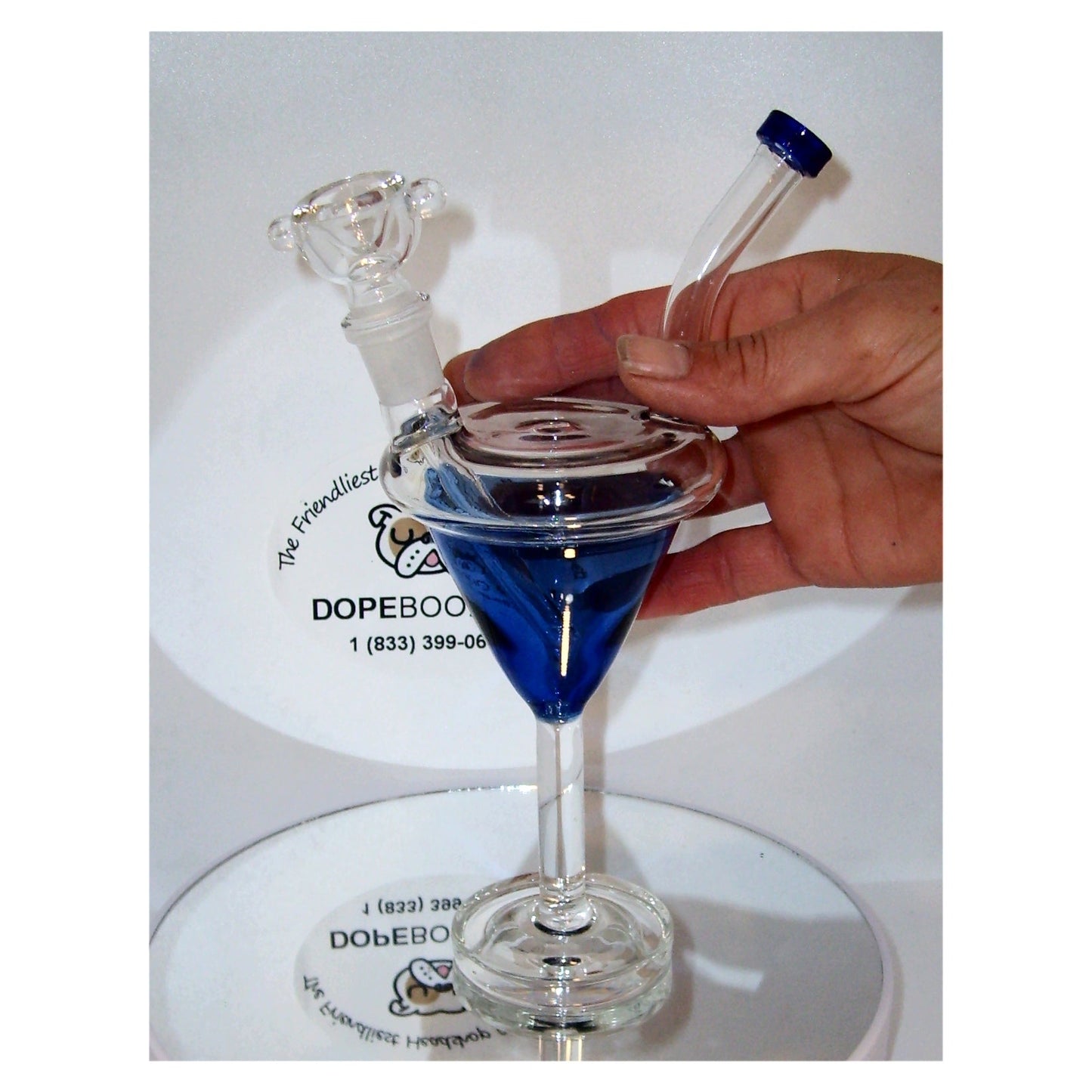 8 Inch Martini Glass Bong