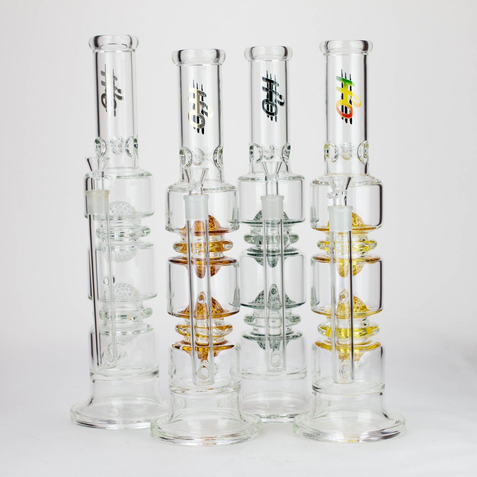 H2O | 17" Glass water bong [H2O-5016]_0