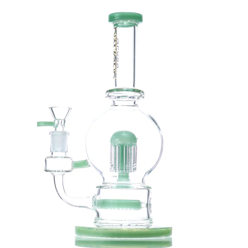 Diamond Glass Bubble Bong With Inline And Tree Perc