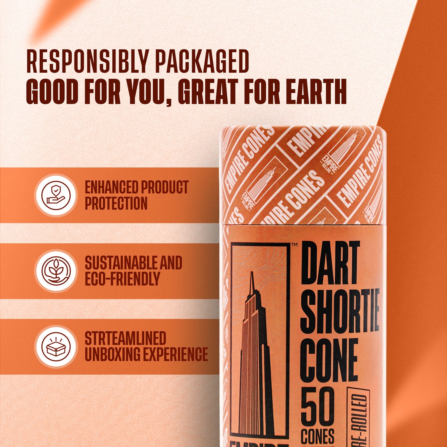 Ultra Smooth Dart Cones 50 Count